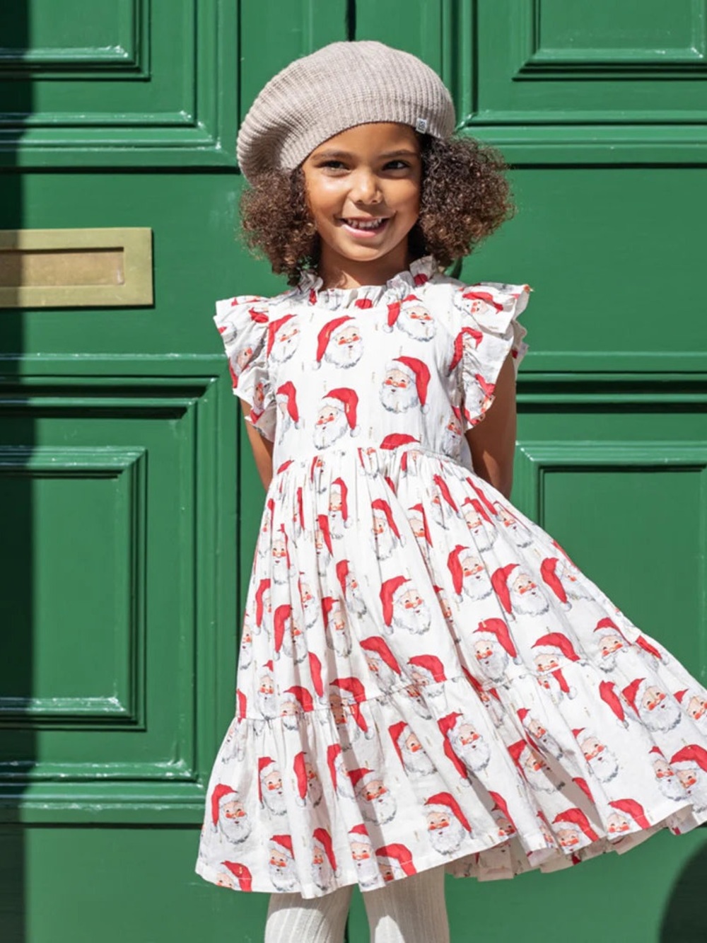 Pink Chicken Vintage Santa Jennifer dress sz 8 Like new